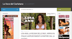 Desktop Screenshot of ilciarlatano.it