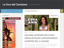 Tablet Screenshot of ilciarlatano.it